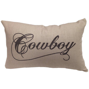 Cowboy Printed Pillow