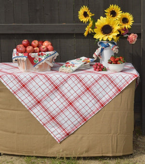 Burlap Natural Rectangle Tablecloth
