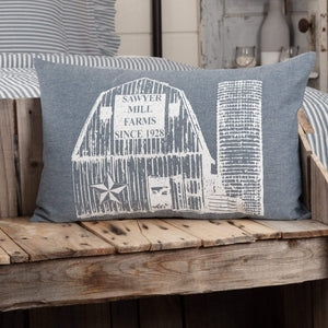 Sawyer Mill Blue Barn Pillow