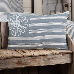 Sawyer Mill Blue Flag Pillow