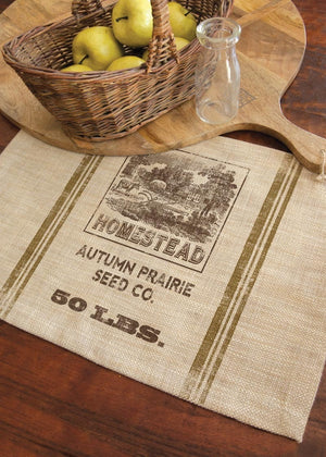 Homestead Seed Label Placemat Set