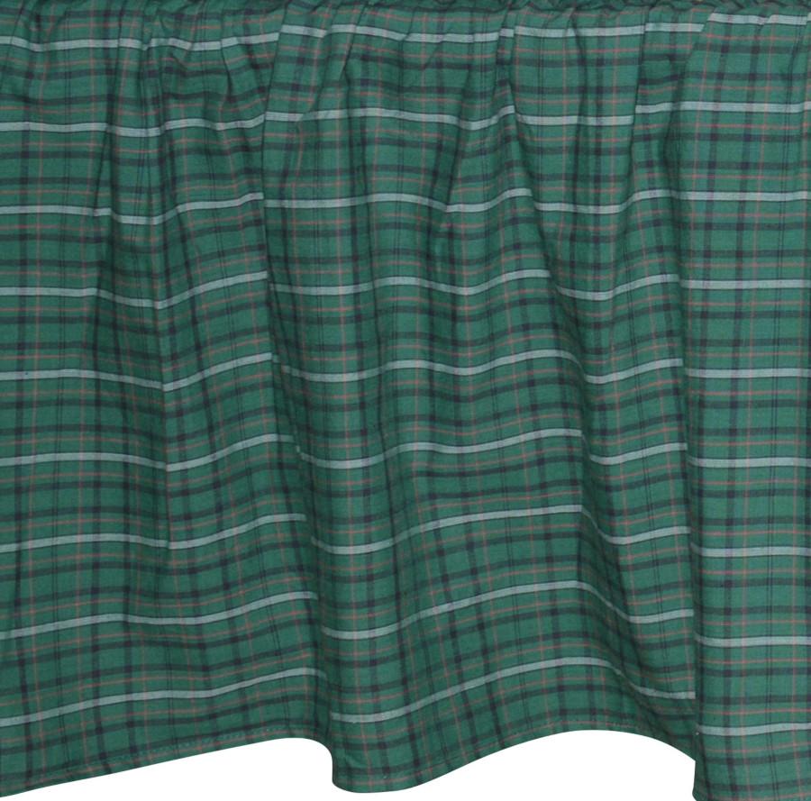 Irish Plaid Bedskirt