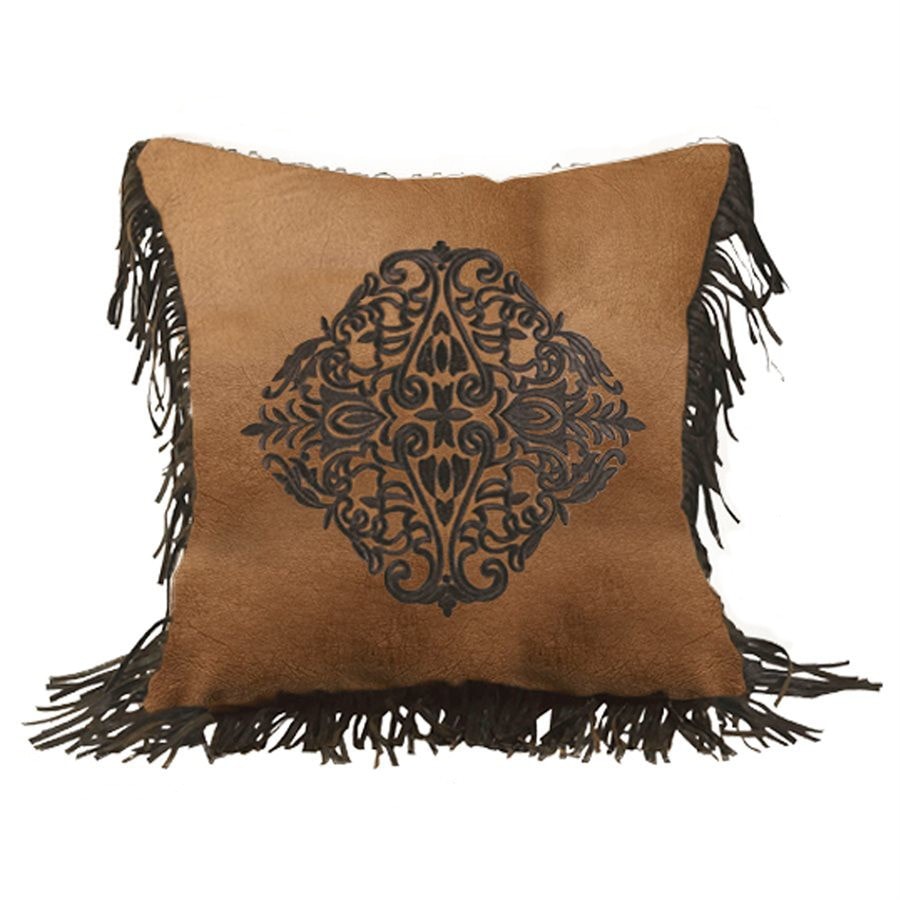 Las Cruces Embroidered Design Pillow