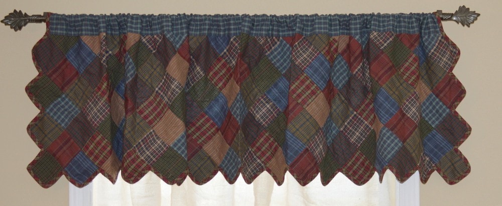 Lincoln Plaid Patchwork Valance