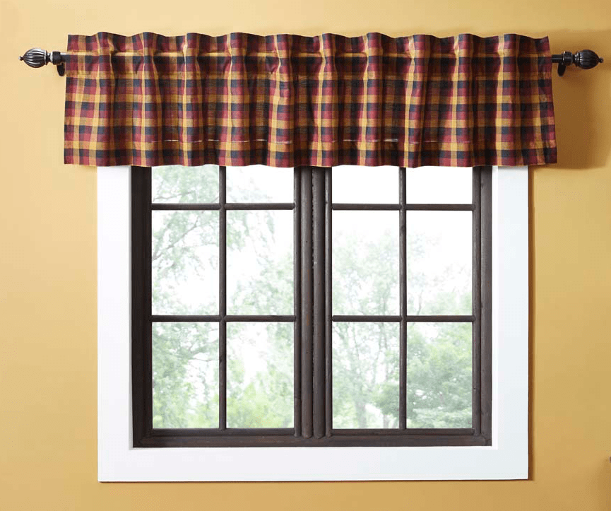 Primitive Check Valance