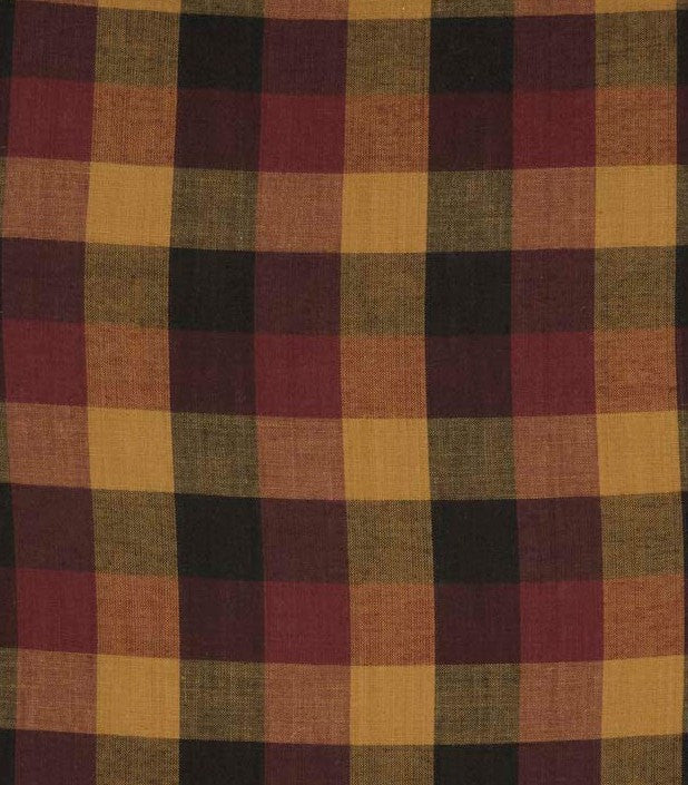 Primitive Check Prairie Curtain