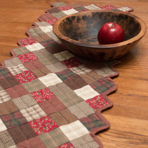 Rosewood Quilted Table Runner