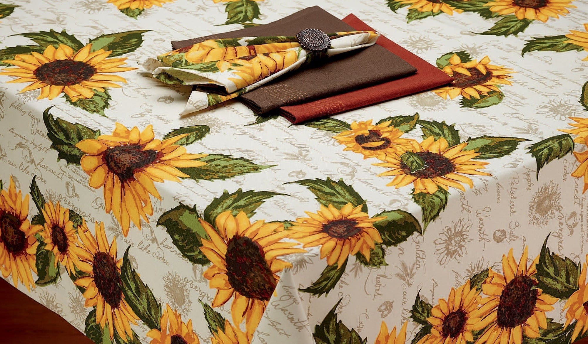 Rustic Sunflower Napkin Set of 2