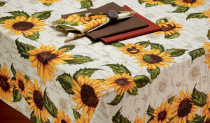 Rustic Sunflower Tablecloth