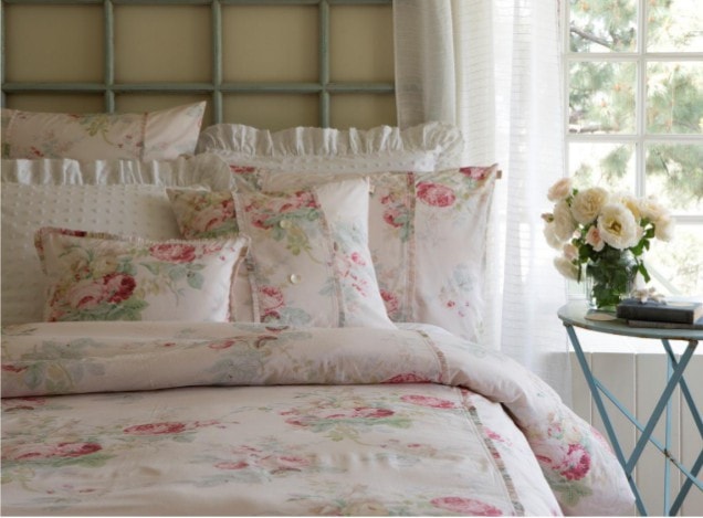 Pink Shore Rose Euro Sham