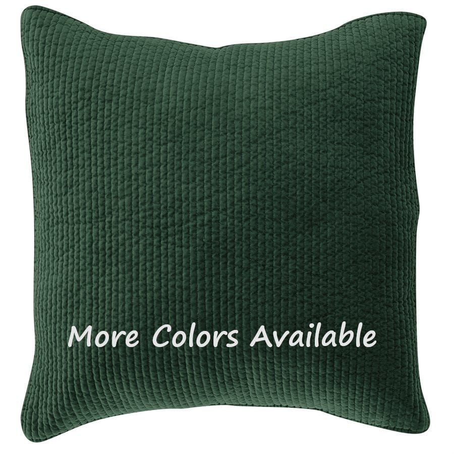 Stonewashed Cotton Velvet Euro Sham