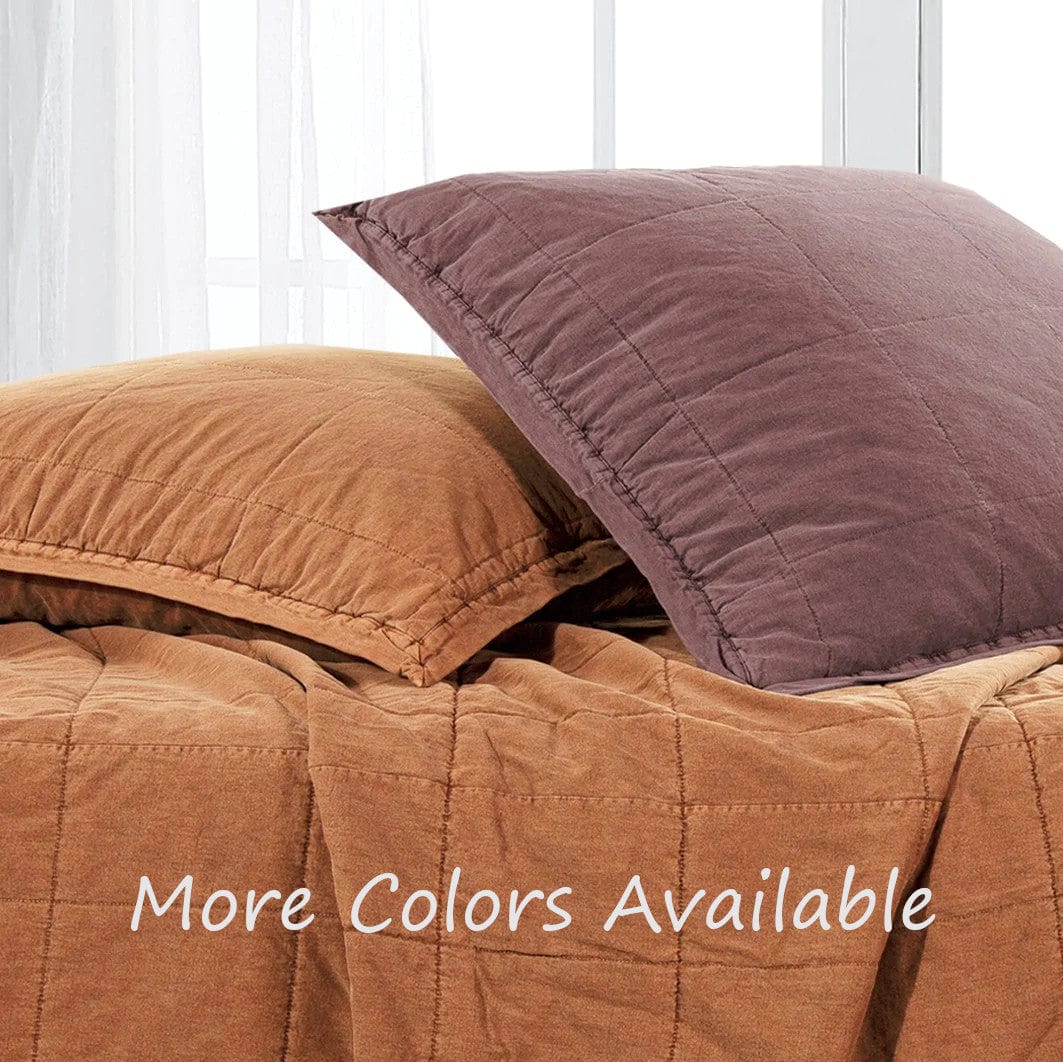 Stonewashed Garment Dyed Cotton Euro Sham