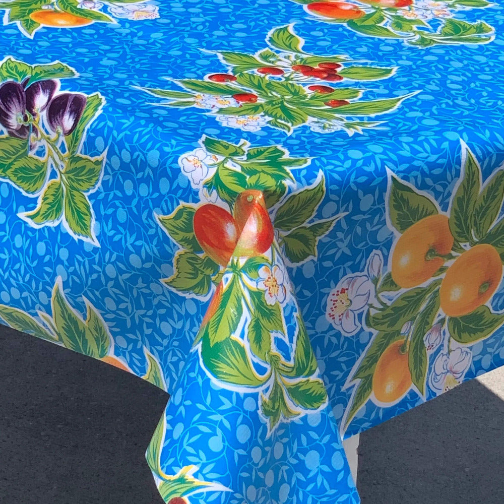 Summer Fruit Oilcloth Tablecloth