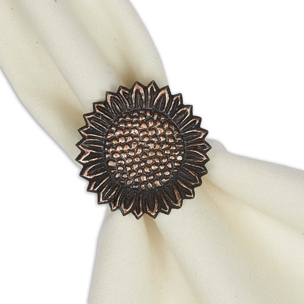 Sunflower Napkin Rings - Set of 2