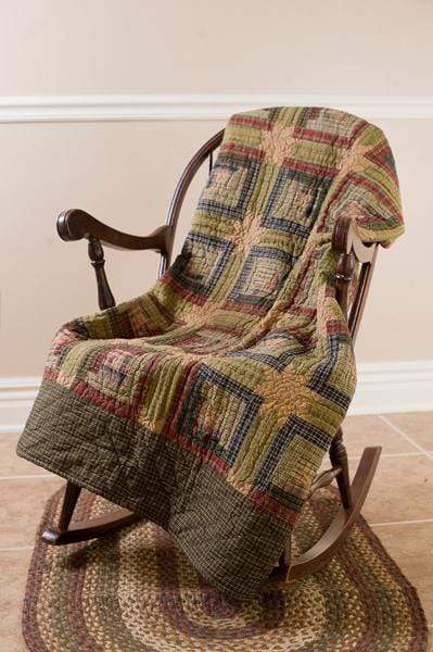 Tea Cabin Quilted Throw / Wallhanging