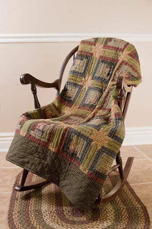 Tea Cabin Quilted Throw / Wallhanging