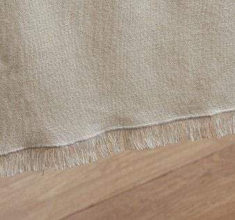 Tobacco Cloth Rustic Sheer Tier Set 36"