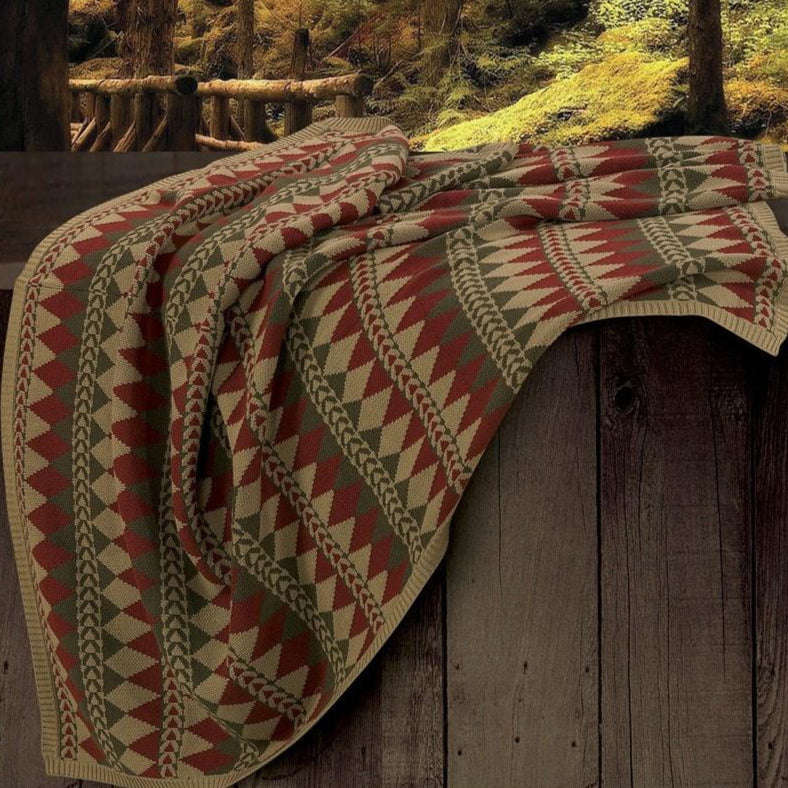 Wilderness Ridge Knitted Throw