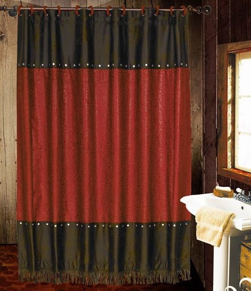 Cheyenne Red Shower Curtain