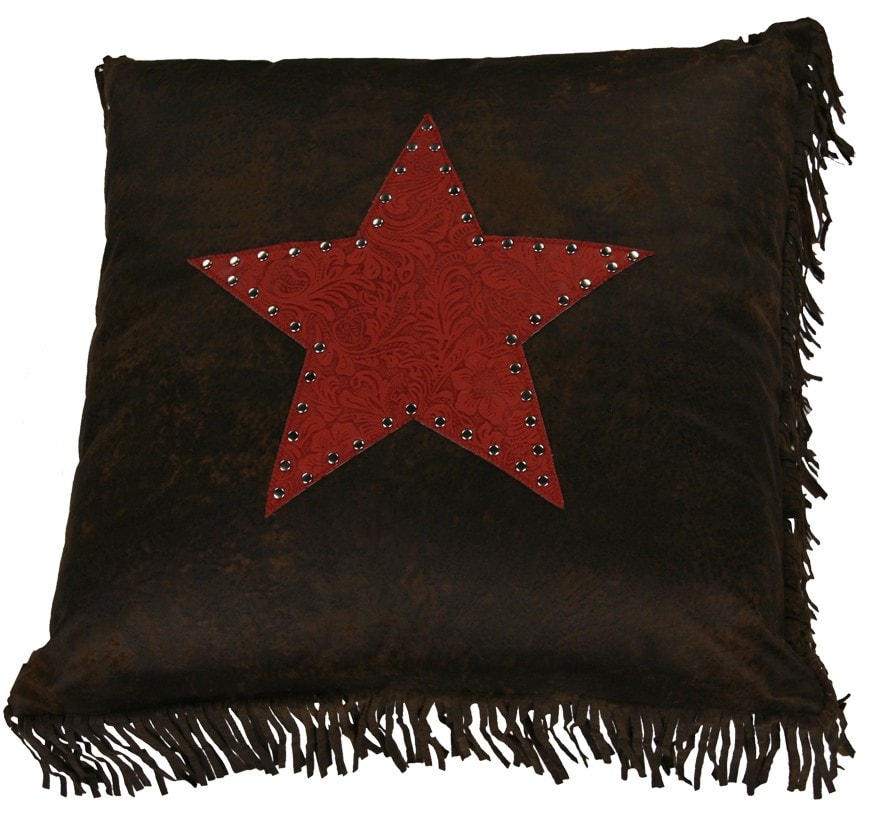 Cheyenne Red Star Toss Pillow