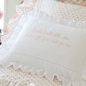 Twinkle Twinkle Little Star Embroidered Pillow